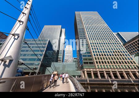 Canary Wharf, London, Regno Unito Foto Stock