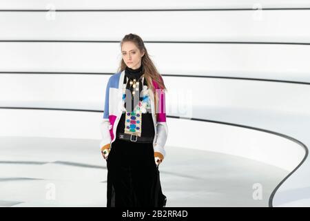 Parigi, Francia. 03rd Mar, 2020. Chanel FW2020-21 Ready to Wear Runway durante la Paris Fashion Week febbraio 2020 - Parigi, Francia 03/03/2020 | utilizzo nel mondo credito: DPA/Alamy Live News Foto Stock