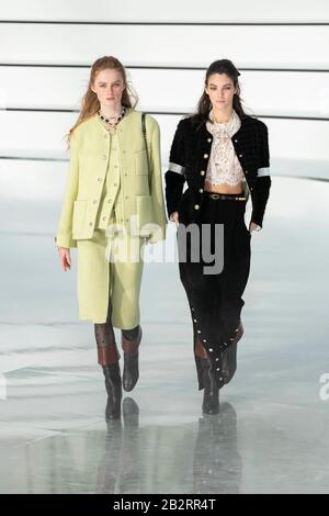 Parigi, Francia. 03rd Mar, 2020. Chanel FW2020-21 Ready to Wear Runway durante la Paris Fashion Week febbraio 2020 - Parigi, Francia 03/03/2020 | utilizzo nel mondo credito: DPA/Alamy Live News Foto Stock