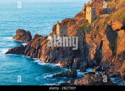 Crown Engine Houses Botallack Foto Stock