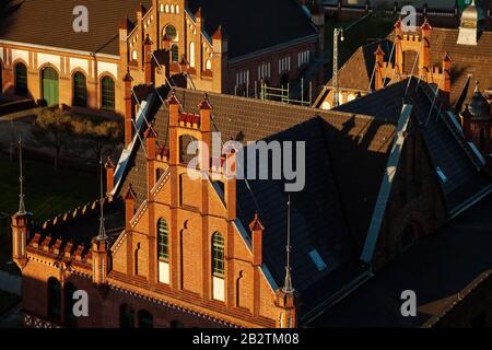 Brick Gothic, Zollern Colliery Ii/Iv, Museo Industriale Della Westfalia, Dortmund, Zona Della Ruhr, Renania Settentrionale-Vestfalia, Germania Foto Stock