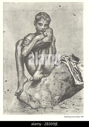 Gemito, Vincenzo (1852-1929) - nudo di giovinetto -1909-. Foto Stock