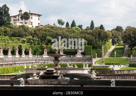 Il Giardino di Boboli, Firenze, Italia Foto Stock