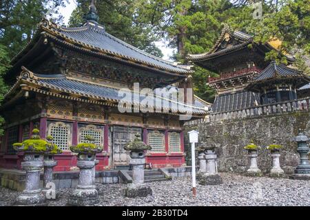 Santuario Toshogu, Patrimonio Mondiale Dell'Unesco, Nikko, Giappone Foto Stock