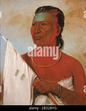 George Catlin - Náh-papa, Soup, consulente di Black Hawk Foto Stock