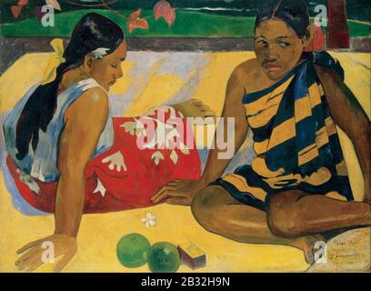 Paul Gauguin - Api Parau. Che Notizia Foto Stock