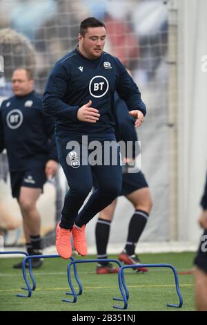 Oriam Sports Performance Centre, Riccarton, Edimburgo, Scozia, Regno Unito. 4th Mar, 20. Partita dei Guinness Delle Sei Nazioni contro la Francia a Murrayfield. Credito: Eric mccowat/Alamy Live News Foto Stock