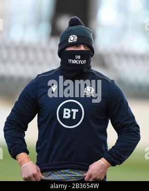 Oriam Sports Performance Centre, Riccarton, Edimburgo, Scozia, Regno Unito. 4th Mar, 20. Partita dei Guinness Delle Sei Nazioni contro la Francia a Murrayfield. Credito: Eric mccowat/Alamy Live News Foto Stock