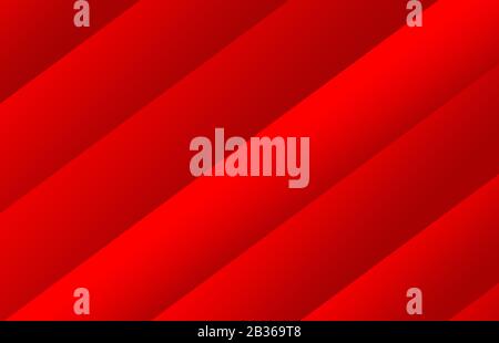 Strisce di linee rosse di gradiente, astrazione e illustrazione. Foto Stock