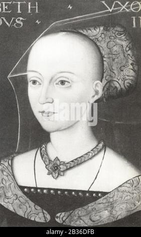 La bella vedova Elizabeth Woodville che catturò il cuore di Edoardo iv ma rifiutò nulla di meno del matrimonio. Foto Stock