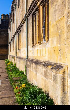 Almsouses In Church Street, Chipping Campden Foto Stock