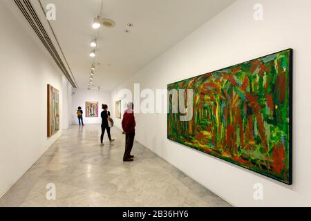 Spagna, Andalusia, Siviglia, Monastero di Santa Maria de las Cuevas, nel Parco Cartuja, Museo di Arte Contemporanea, CAAC (Centro Andaluz de Arte Contemporanea), il Giardino Del Poeta, 1988 Foto Stock