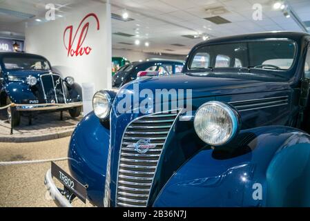 Svezia, Vastragotland e Bohuslan, Gothenburg, il Museo Volvo, primi 20th secolo Volvo automobili Foto Stock