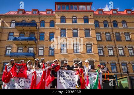 Svezia, Vastragotland e Bohuslan, Gothenburg, cerimonia di laurea degli studenti delle scuole superiori Foto Stock