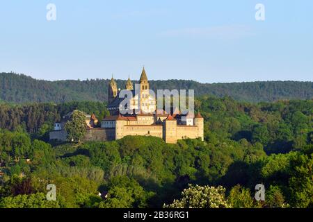 Germania, Baden-Wurttemberg, Schwabisch Hall, Grosscomburg Monastero (Benediktinerkloster Grosscomburg) Foto Stock