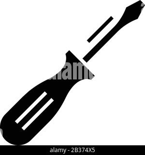 Icona nera Picklock, illustrazione concettuale, simbolo piatto vettoriale, simbolo glifo. Illustrazione Vettoriale