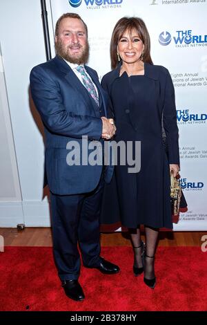 New York, NY, Stati Uniti. 3rd Mar, 2020. Rabbi Shmuley Boteach, Giudice Jeanine Pirro All'Ottavo Gala Annuale Dei Campioni Internazionali Dei Valori Ebraici Alla Carnegie Hall. Credito: Steve Mack/Alamy Live News Foto Stock