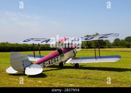 De Havilland DH60G III Moth grandi G-ACGZ Foto Stock