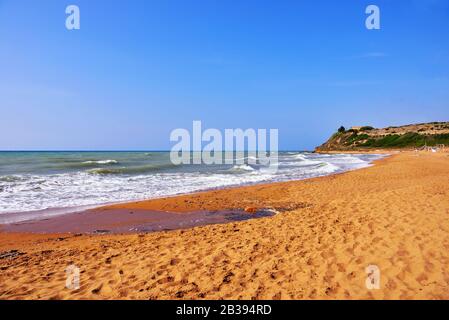 Castelvetrano Selinunte spiaggia di Marinella Sicilia Italia Foto Stock