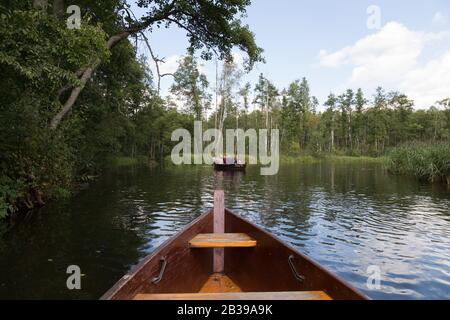 Krutynia - rafting sul fiume Krutynia Foto Stock