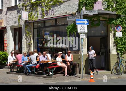 Cafe, Rosenthaler Strasse, Mitte, Berlin, Deutschland Foto Stock