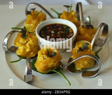 Dim sum cinese Foto Stock