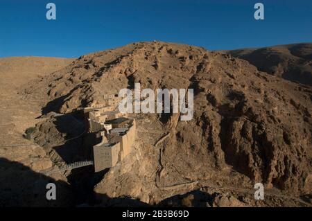 Ottobre 20th 2006 Nabak, Siria, Monastero Di San Mosè, Abissiniano Deir Mar Musa Vicino Nabak, Siria. Foto Stock