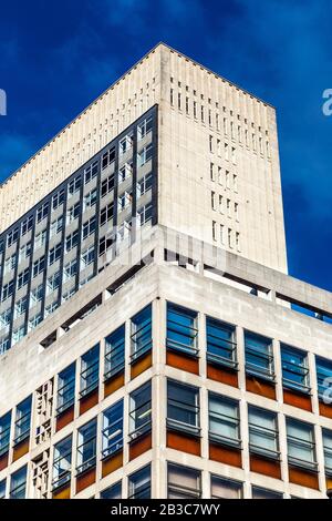 1960s London College of Fashion Building a Oxford Street, Londra, Regno Unito Foto Stock