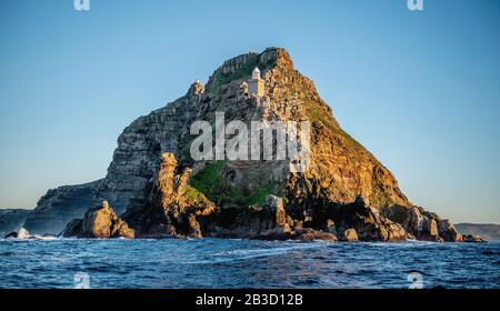 Cape Point e Capo di buona speranza. Sudafrica. Vista dall'oceano. Foto Stock