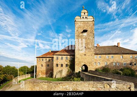 Castello Allstedt, sito della riforma, Allstedt, Sassonia-Anhalt, Germania Foto Stock