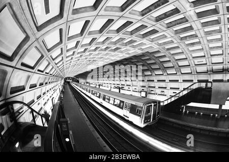 Washington, DC Metro station, District of Columbia, Stati Uniti Foto Stock