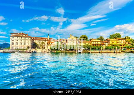 Isola Bella isola nel Lago Maggiore e sulle Isole Borromee, Stresa Piemonte Italia, Europa. Foto Stock