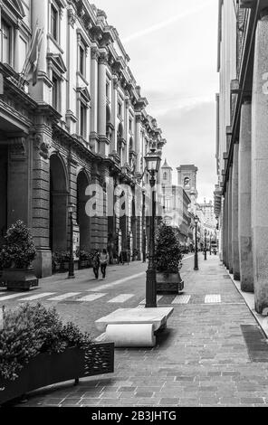 Chieti (Italia) - Veduta del centro storico della città di Chieti, capoluogo della regione Abruzzo, centro Italia Foto Stock