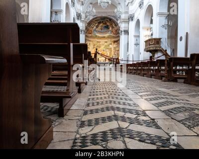 Italia, Umbria, Spoleto, Duomo di Spoleto, cattedrale di Santa Maria Assunta Foto Stock
