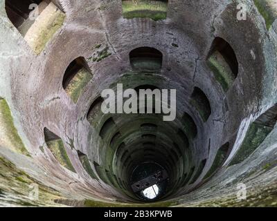 Italia, Umbria, Orvieto, Pozzo di San Patrizio,´s pozzo di San Patrizio Foto Stock