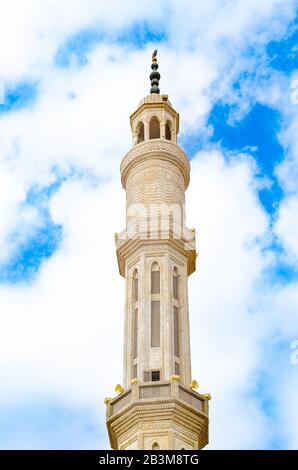 Gli elementi architettonici della moschea di Mustafa EL di Sharm El Sheikh. Egitto novembre 2018 Foto Stock