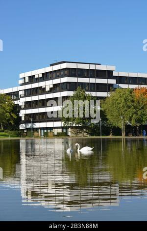 Bertelsmann-Verlag, Hauptverwaltung, Carl-Bertelsmann-Strasse, Guetersloh, Nordrhein-Westfalen, Deutschland Foto Stock