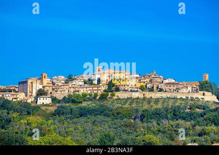 Montefalco, Perugia, Umbria, Italia, Europa Foto Stock