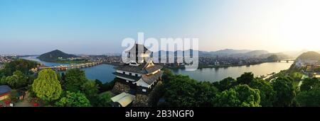 Castello Di Inuyama, Prefettura Di Gifu, Honshu, Giappone, Asia Foto Stock