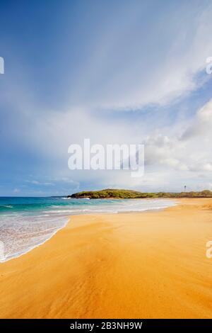 Papohaku Beach, Molokai Island, Hawaii, Stati Uniti D'America, Nord America Foto Stock