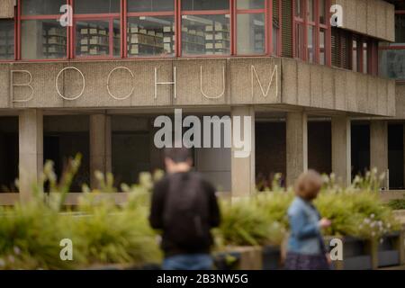 Universitaetsbibliothek, Ruhr-Universitaet, Bochum, Nordrhein-Westfalen, Deutschland Foto Stock