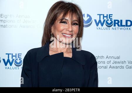 Giudicate Jeanine Pirro Agli Arrivi Dell'Ottavo Gala Annuale Dei Champions Of Jewish Values Awards, Carnegie Hall, New York, New York, 3 Marzo 2020. Foto Di: Steve Mack/Everett Collection Foto Stock