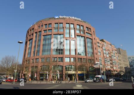 La Berliner Volksbank, Budapester Strasse, Tiergarten di Berlino, Deutschland Foto Stock