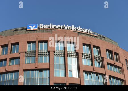 La Berliner Volksbank, Budapester Strasse, Tiergarten di Berlino, Deutschland Foto Stock