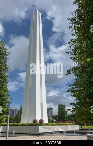 Singapore, memoriale di guerra alle vittime civili dell'occupazione giapponese Foto Stock