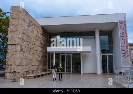 Museo Dell'Ara Pacis, Largo San Rocco, Roma, Italia Foto Stock