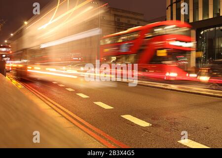 149 per l'autobus Edmonton Green al London Bridge, nel centro di Londra Foto Stock