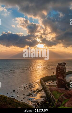 Isola Del Mare Del Nord Di Helgoland, Provincia Schleswig-Holstein, Distretto Di Pinneberg, Germania Del Nord, Europa Foto Stock