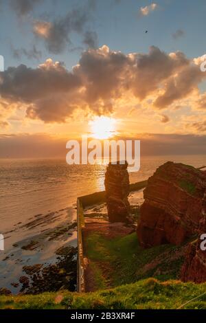 Isola Del Mare Del Nord Di Helgoland, Provincia Schleswig-Holstein, Distretto Di Pinneberg, Germania Del Nord, Europa Foto Stock