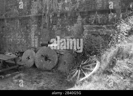 Daniels Water Mill, mulino a farina da lavoro del 18th Secolo, Bridgenorth, Inghilterra, Regno Unito, Droitwich Spa, Worcester, Inghilterra, Regno Unito, 08/07/2013, whe D'Acqua Foto Stock